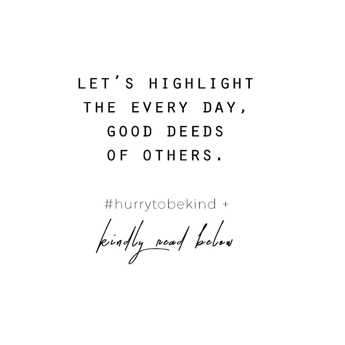 g o o d ▴ d e e d s